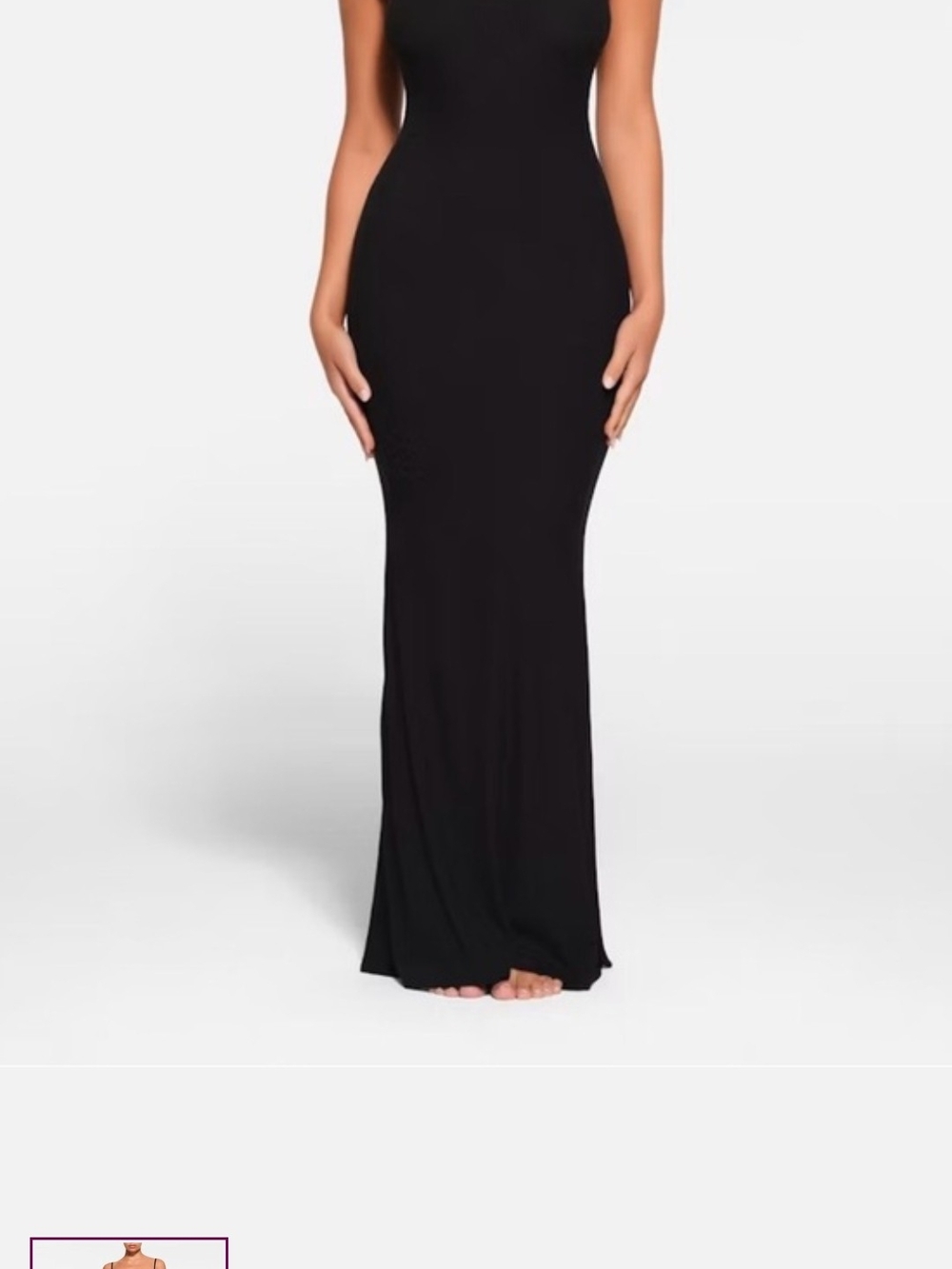 Skims Soft Lounge Classic - Sleek Floor-Length Dress
